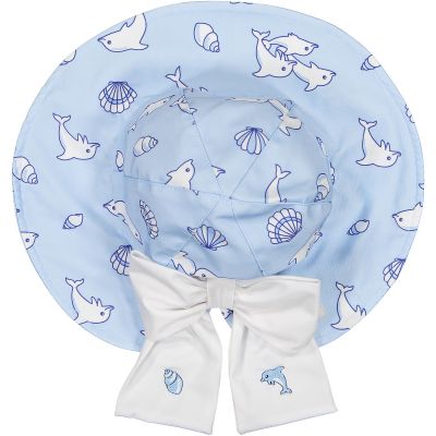 Dolphins and Shells Lycra Sunny Hat