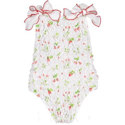 Daisies & Berries Frilled Swimsuit