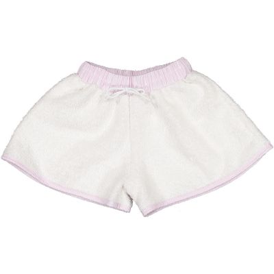 Terry Basics Pink Stripes Girl Shorts
