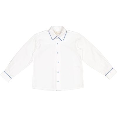 Royal Blue Trim Boy Shirt