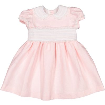Linen Pink Classic Dress