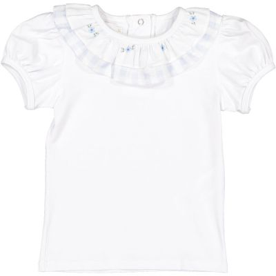 Blue Blossoms Girl Polo