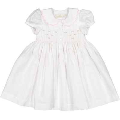 White Smocked Dress