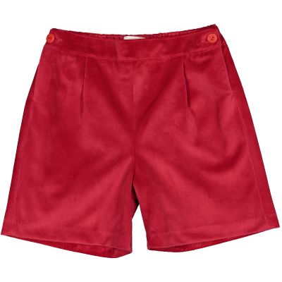 Santa Red Velvet Shorts
