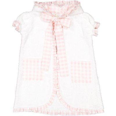 Pink Blossoms Gingham Cover-Up