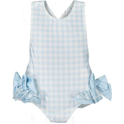 Gingham Blue Swimsuit