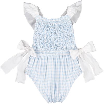 Safari Gingham Frilled Swimsuit