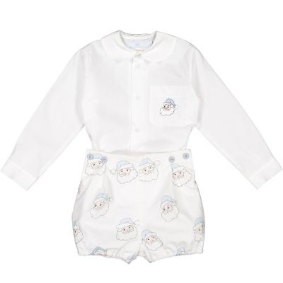 Blue Santa Baby Boy Set
