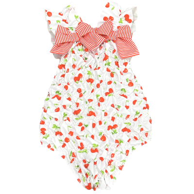  Classic Cherries Frilled Swimsuit