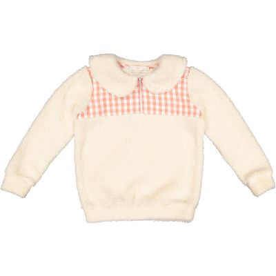 Rosy Gingham Fleece
