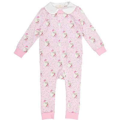 Glow in the Dark Santa Baby Girl Pajama