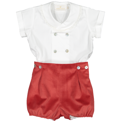 Red Velvet Boy Set