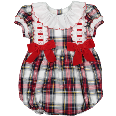 Christmas Plaid Romper