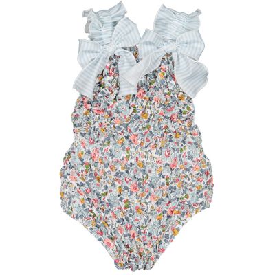 Blue Liberty Frilled Swimsuit