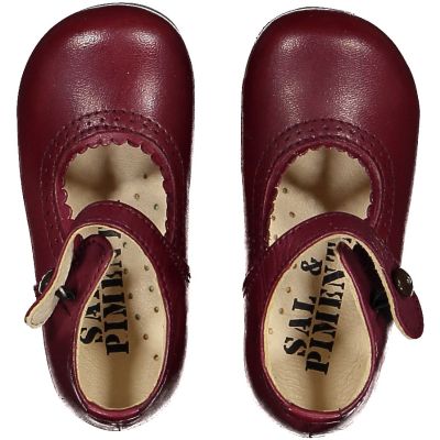 Burgundy Mary Janes