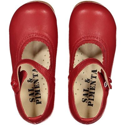 Red Mary Janes