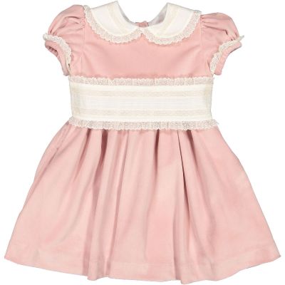 Blush Velvet Dress