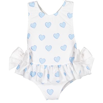 Hearts Blue Swimsuit