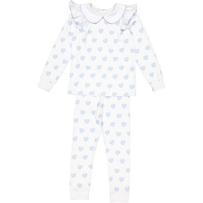 Hearts Blue Girl Pajama
