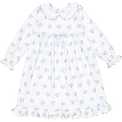Hearts Blue Nightgown