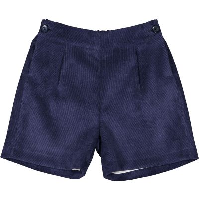 Dormouse Navy Corduroy Boy Shorts