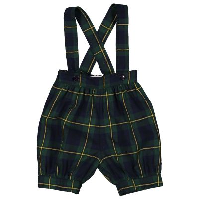 Navy Tartan Baby Boy Shorts