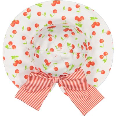 Classic Cherries Lycra Sunny Hat