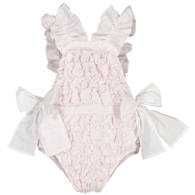  Cotton Candy Cotton Frilled Swimsuit