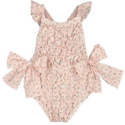  Whipped Cream Cotton Frilled Swimsuit