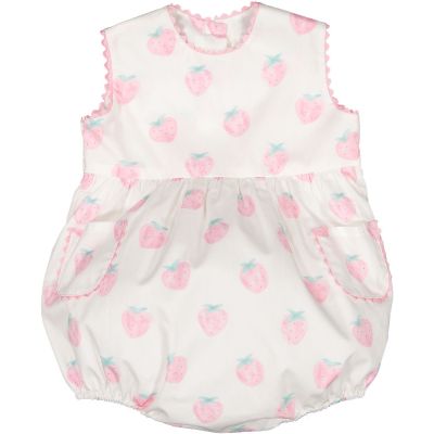  Classic Strawberries Romper