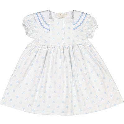 Blue Sailboats A-line