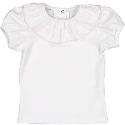Pink Seersucker Girl Polo