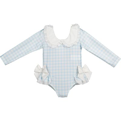 Gingham Blue Rashguard