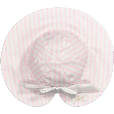 Stripes Pink Lycra Sunny Hat
