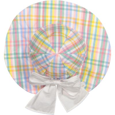  Rainbow Gingham Sunny Hat