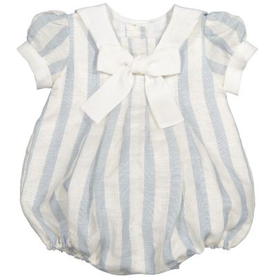  Blue Sailor Romper