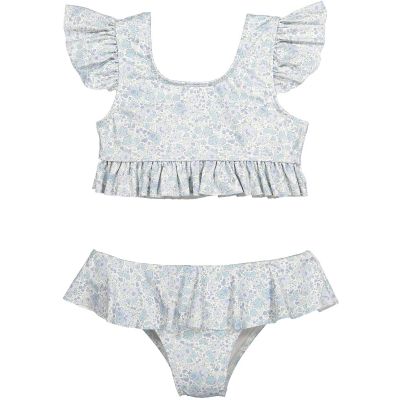  Blue Ditsy Floral Bikini