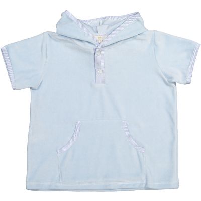  Blue Ditsy Floral Boy Cover-Up