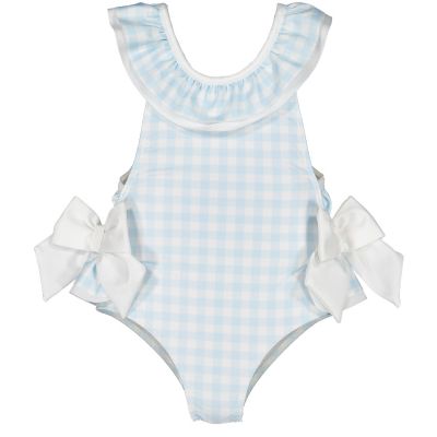  Gingham Blue Swimsuit