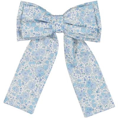 Blue Ditsy Floral Big Hair Clip