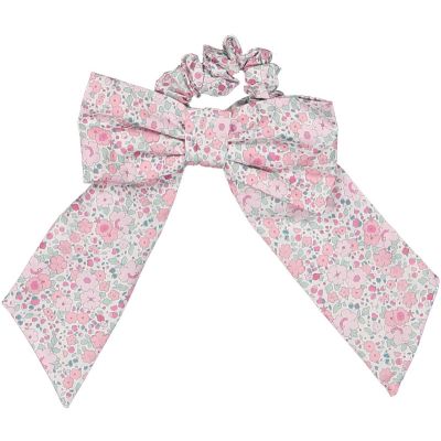  Pink Ditsy Floral Scrunchie