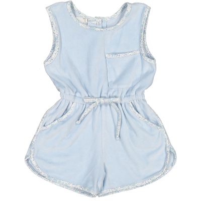  Blue Ditsy Floral Girl Cover-Up