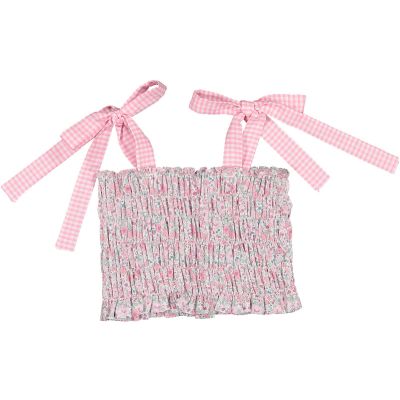  Maryland Pink Ditsy Floral Top
