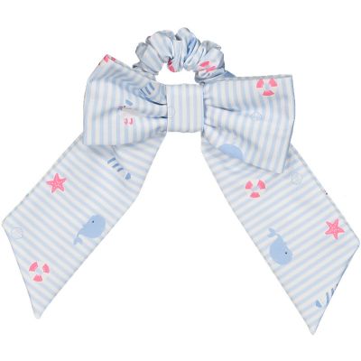 Nautical Lycra Scrunchie
