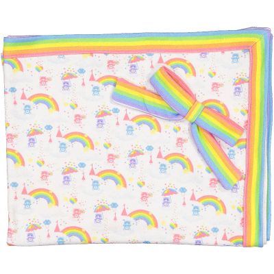 Life on a Rainbow Girl Beach Towel