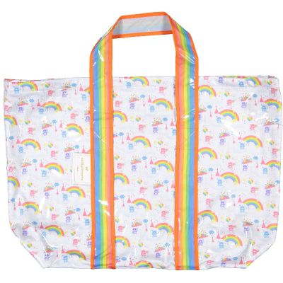 Life on a Rainbow Beach Tote