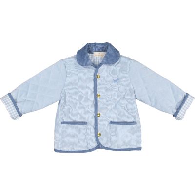 Classic Blue Quilted Jacket