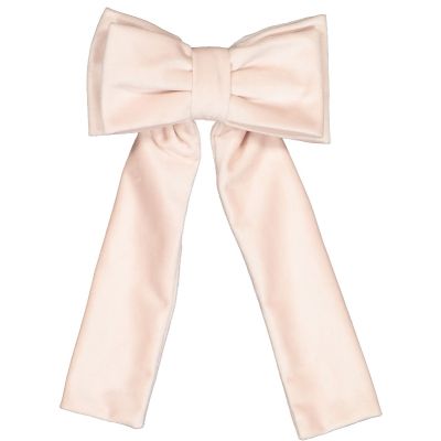 Powder Pink Velvet Big Hair Clip
