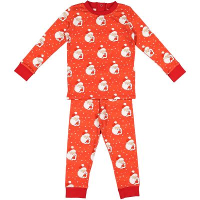 Red Santa Glows Boy Pajama