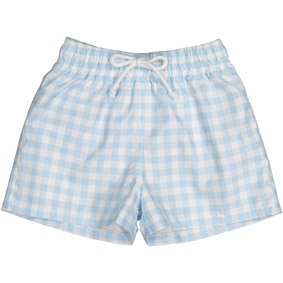 Gingham Blue Trunks